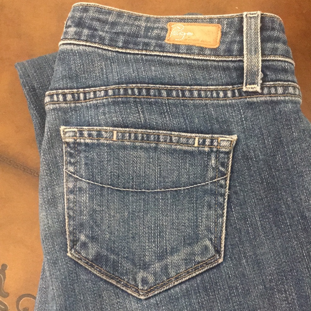 Paige Laurel Canyon low rise boot cut jeans